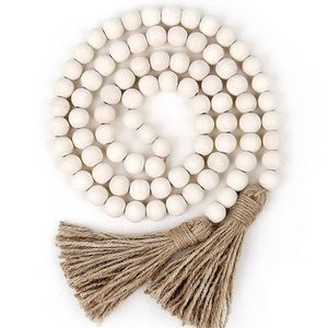 Wood Beaded Tassel